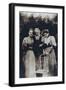 Austria, Gmunden, Johannes Brahms with Wife and Daughter of Viktor Von Miller Zu Aichholz-null-Framed Giclee Print