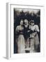 Austria, Gmunden, Johannes Brahms with Wife and Daughter of Viktor Von Miller Zu Aichholz-null-Framed Giclee Print