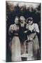 Austria, Gmunden, Johannes Brahms with Wife and Daughter of Viktor Von Miller Zu Aichholz-null-Mounted Giclee Print