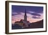 Austria, Gumpoldskirchen (Village), Church, Evening Mood-Rainer Mirau-Framed Photographic Print