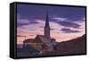 Austria, Gumpoldskirchen (Village), Church, Evening Mood-Rainer Mirau-Framed Stretched Canvas