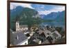 Austria, Hallstatt, Lake Dachstein and Townscape-null-Framed Giclee Print