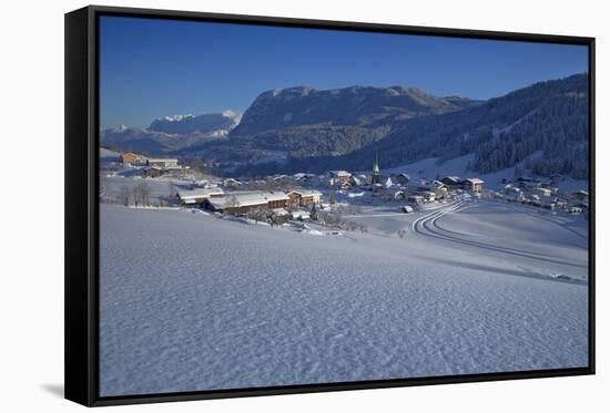 Austria, Hinterthiersee-Ludwig Mallaun-Framed Stretched Canvas