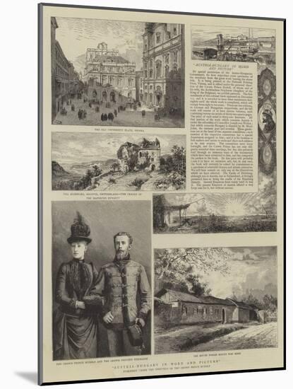 Austria-Hungary in Word and Picture-null-Mounted Giclee Print