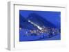 Austria, Ischgl, Local Overview, Winter, by Night,-Ludwig Mallaun-Framed Photographic Print