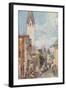 Austria, Kitzbuhel 1931-E Harrison Compton-Framed Art Print