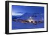 Austria, Kühtai, Winter Evening-Ludwig Mallaun-Framed Photographic Print