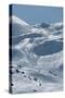 Austria, Lech am Arlberg, Madloch, skiing area,-Christine Meder stage-art.de-Stretched Canvas