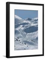 Austria, Lech am Arlberg, Madloch, skiing area,-Christine Meder stage-art.de-Framed Photographic Print