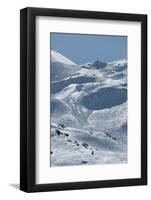 Austria, Lech am Arlberg, Madloch, skiing area,-Christine Meder stage-art.de-Framed Photographic Print