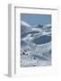 Austria, Lech am Arlberg, Madloch, skiing area,-Christine Meder stage-art.de-Framed Photographic Print