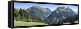 Austria, Little Walser Valley-Roland T. Frank-Framed Stretched Canvas