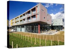 Austria, Lower Austria, Langenlois, Hotel, Buildings, Outside-Facade-Rainer Mirau-Stretched Canvas