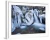 Austria, Lower Austria, MirafŠlle (Waterfall), Winter-Rainer Mirau-Framed Photographic Print