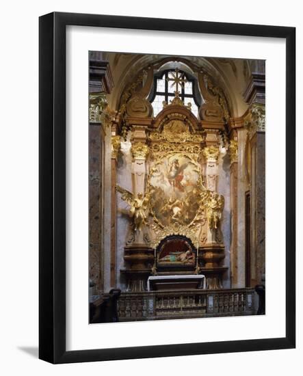 Austria, Melk Abbey, Side Altar of St Michael-Johann Michael Rottmayr-Framed Giclee Print