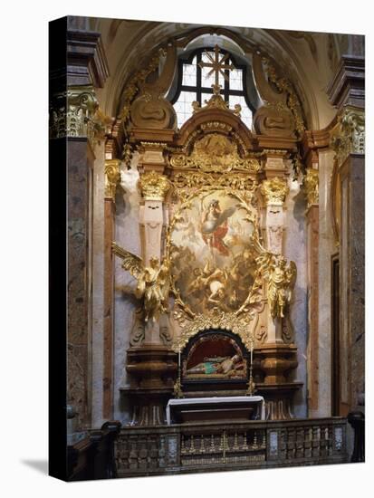 Austria, Melk Abbey, Side Altar of St Michael-Johann Michael Rottmayr-Stretched Canvas