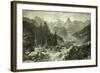 Austria Mountains 1891-null-Framed Giclee Print