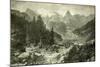 Austria Mountains 1891-null-Mounted Giclee Print