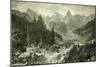 Austria Mountains 1891-null-Mounted Giclee Print