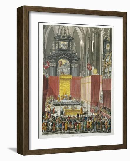 Austria, Pope Pius Vi in Stephansdom in Vienna at Easter-null-Framed Giclee Print