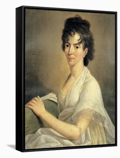 Austria, Portrait of Costanze Weber, Wife of Wolfgang Amadeus Mozart-null-Framed Stretched Canvas