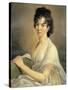 Austria, Portrait of Costanze Weber, Wife of Wolfgang Amadeus Mozart-null-Stretched Canvas