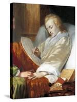 Austria, Portrait of Wolfgang Amadeus Mozart-null-Stretched Canvas