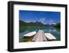 Austria, Salzburg Country, Salzkammergut, Fuschl Am See, Lake Fuschlsee, West Shore Against Stack-Udo Siebig-Framed Photographic Print