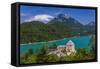 Austria, Salzburg Country, Salzkammergut, Fuschl Am See, Lake Fuschlsee-Udo Siebig-Framed Stretched Canvas