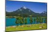 Austria, Salzburg Country, Salzkammergut, Fuschl Am See, Lake Fuschlsee-Udo Siebig-Mounted Photographic Print