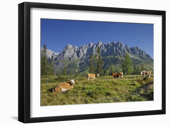 Austria, Salzburg, Mandlwand, Hochkšnig (Mountain)-Rainer Mirau-Framed Photographic Print