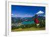 Austria, Salzburger Land (Ferderal State of Austria), Lake Wolfgangsee-Udo Siebig-Framed Photographic Print