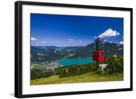 Austria, Salzburger Land (Ferderal State of Austria), Lake Wolfgangsee-Udo Siebig-Framed Photographic Print