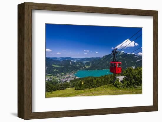 Austria, Salzburger Land (Ferderal State of Austria), Lake Wolfgangsee-Udo Siebig-Framed Photographic Print