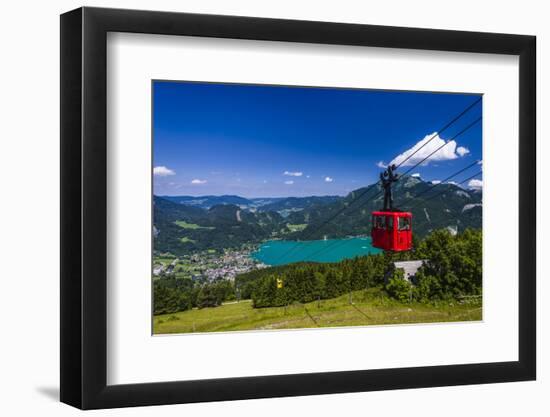 Austria, Salzburger Land (Ferderal State of Austria), Lake Wolfgangsee-Udo Siebig-Framed Photographic Print