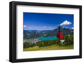 Austria, Salzburger Land (Ferderal State of Austria), Lake Wolfgangsee-Udo Siebig-Framed Photographic Print