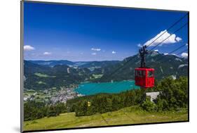 Austria, Salzburger Land (Ferderal State of Austria), Lake Wolfgangsee-Udo Siebig-Mounted Photographic Print