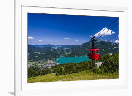 Austria, Salzburger Land (Ferderal State of Austria), Lake Wolfgangsee-Udo Siebig-Framed Photographic Print