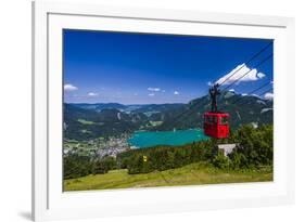 Austria, Salzburger Land (Ferderal State of Austria), Lake Wolfgangsee-Udo Siebig-Framed Photographic Print