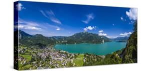 Austria, Salzburger Land (Ferderal State of Austria), Lake Wolfgangsee-Udo Siebig-Stretched Canvas