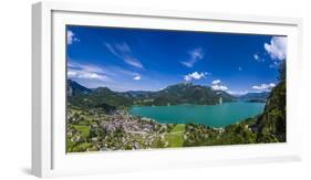 Austria, Salzburger Land (Ferderal State of Austria), Lake Wolfgangsee-Udo Siebig-Framed Photographic Print