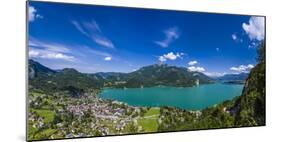 Austria, Salzburger Land (Ferderal State of Austria), Lake Wolfgangsee-Udo Siebig-Mounted Photographic Print