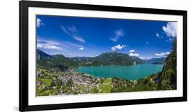 Austria, Salzburger Land (Ferderal State of Austria), Lake Wolfgangsee-Udo Siebig-Framed Photographic Print