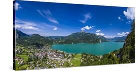 Austria, Salzburger Land (Ferderal State of Austria), Lake Wolfgangsee-Udo Siebig-Stretched Canvas