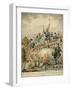 Austria, Satire Depicting Barricades at Vienna During 1848 Revolution-Henry Fuseli-Framed Giclee Print