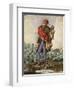 Austria, Satire Depicting Revolutionary at Barricades of Leopoldstadt During 1848 Revolution-Johann Franz Rousseau-Framed Giclee Print