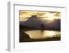 Austria, Seefeld, Cold Water Lake, Evening Mood,-Ludwig Mallaun-Framed Photographic Print