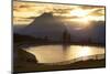 Austria, Seefeld, Cold Water Lake, Evening Mood,-Ludwig Mallaun-Mounted Photographic Print