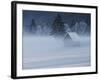 Austria, Styria, Admont, Ground Fog, Hut-Rainer Mirau-Framed Photographic Print