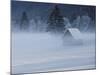 Austria, Styria, Admont, Ground Fog, Hut-Rainer Mirau-Mounted Photographic Print